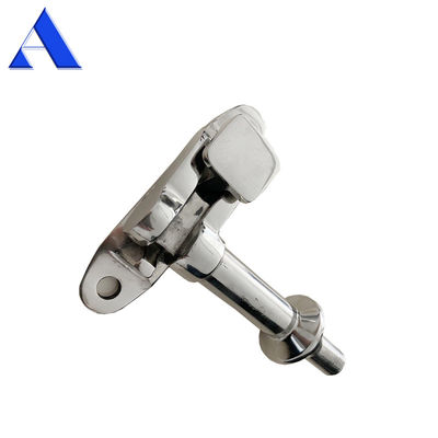 304 de acero inoxidable partes de carrocería de camión conjunto completo de 22 mm de tubo pulida contenedor de camión cerraduras de puertas para la longitud de la vara de bloqueo personalizado
