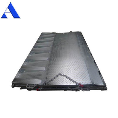 Tamaño de la mesa 2000x2200mm Acero galvanizado e inoxidable Rampa de muelle móvil de carga para montacargas