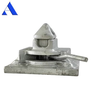 Sistema de bloqueo galvanizado por inmersión en caliente de superficie para equipos marinos Accesorios para contenedores de envío Partes de remolques Accesorios
