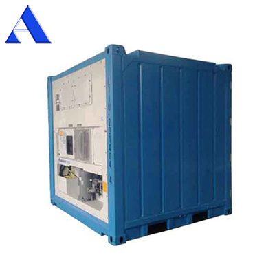 Contenedor de transporte de 8 pies DNV 2.7-1 Norma para almacenamiento de arrecifes marinos frescos y congelados HGSS Material interior incluido