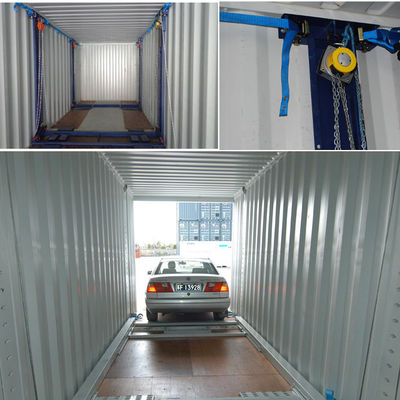 Contenedor de portacoches de longitud ajustable para contenedores de transporte VW Instalación de automóviles en Shanghai Tianjin Qingdao