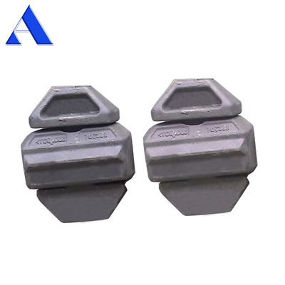 Contenedor de rack plano de bloqueo giratorio para contenedores de 8ft 10ft 16ft 24ft 30ft Mecanismo de bloqueo seguro