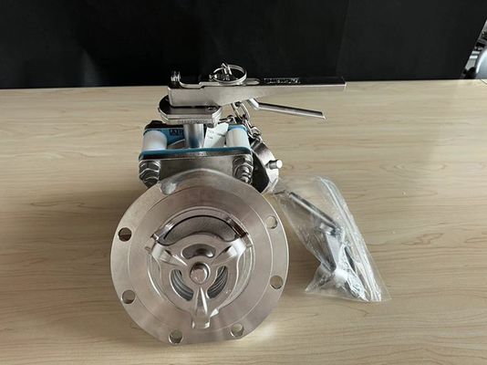 Repuestos para contenedores de tanques ISO 3 pulgadas 45 grados Descarga de fondo y válvula de muestra con manómetro de presión 1.4'' BSP 0-40 bar