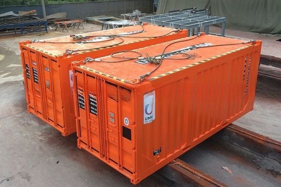 Capacidad de elevación de 10 toneladas Cable de eslingas galvanizadas de 4 patas Contenedor en alta mar Cuerdas de alambre recubiertas de acero Eslingas DNV 2.7-1 Estándar