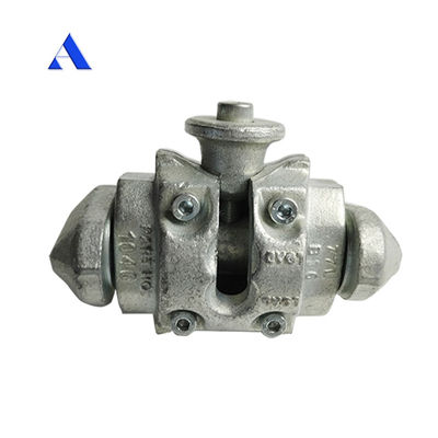 Conector horizontal de acero de contenedor con llave giratoria 10 pies galvanizado por sumersión en caliente 4.8 kg para conexión de contenedores