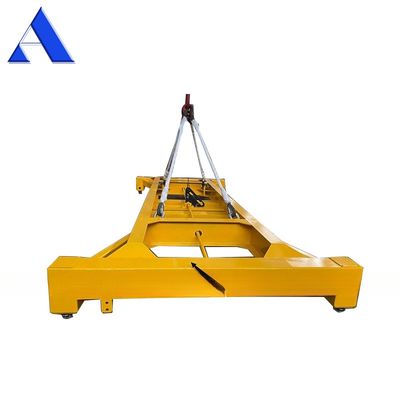 Condición 42 toneladas carga útil 40 pies contenedor de envío extensor de vigas de elevación semiautomáticas con dimensiones de honda 12118 x 2438 mm