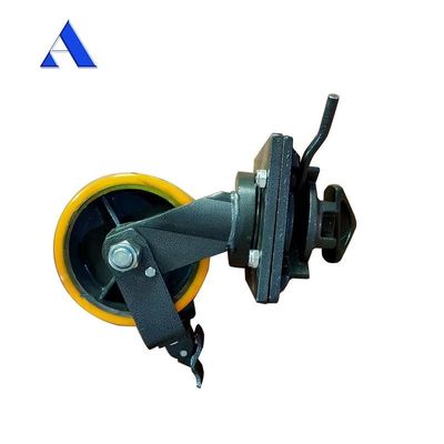 3 toneladas de carga pesada Caster ISO Contenedor de envío marítimo Ruedas giratorias dentro de tiendas de materiales de construcción y casters de placas
