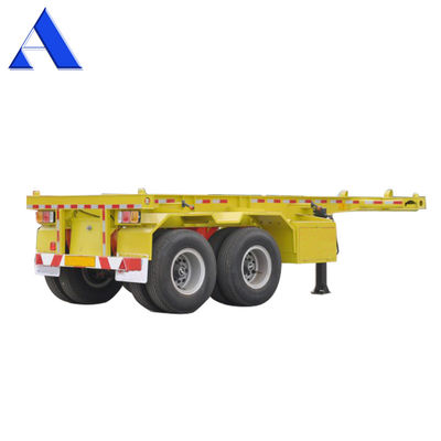 12R22.5 Linglong Pneumático 2 Eje Chasis de envío de 40 pies 20 pies con cuello de ganso Esqueleto Cuadro de camión Semi remolque Contenedor