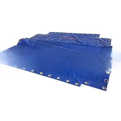 650 g/m2 cubierta de lonas recubiertas de densidad para tamaño personalizado 20ft 40ft contenedores de tapa abierta en patrón recubierto