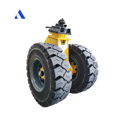 Rodillas de neumáticos de caucho moldeados de carga pesada resistentes y duraderas para contenedores de transporte H x L 550 X 500MM