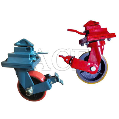 Rodillas de neumáticos de caucho moldeados de carga pesada resistentes y duraderas para contenedores de transporte H x L 550 X 500MM