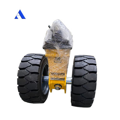 Peso de tarea 26 kg Carga pesada Contenedor portátil ISO de envío Ruedas de rueda para carga dinámica y rueda giratoria bloqueable