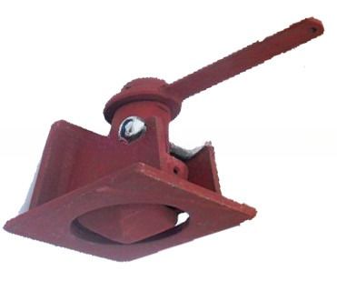 Materiales de fundición acero tipo tornillo de bloqueo giratorio contenedor remolque chasis contenedor de bloqueo giratorio cama plana rojo/negro