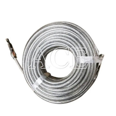 10ft 20ft 40ft Open Top Container TIR Cable 21m PVC Revestido con alambre de acero y estilo sencillo
