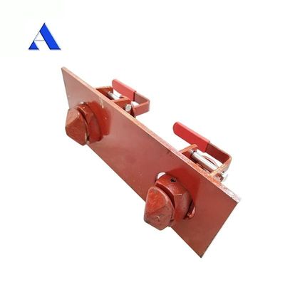 Semi-remolque doble contenedor remolque twistlock twist lock delantero pin lock partes del remolque rojo y negro