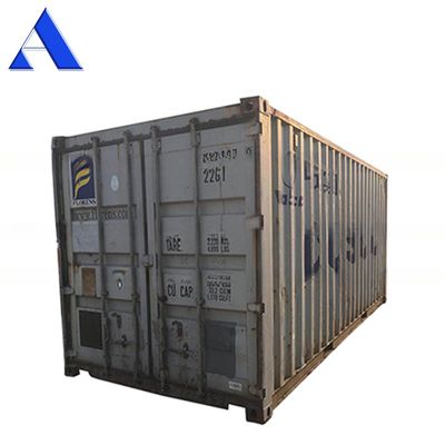 Carga de stock china digno 20 pies contenedores de envío usados dimensiones internas 5.899 x 2.352 x 2.393M 10 años alrededor