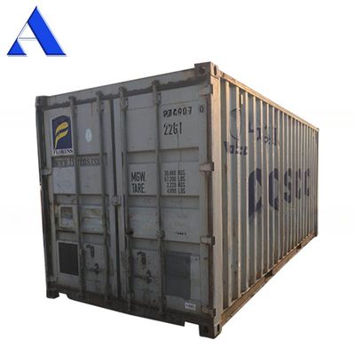 Carga de stock china digno 20 pies contenedores de envío usados dimensiones internas 5.899 x 2.352 x 2.393M 10 años alrededor
