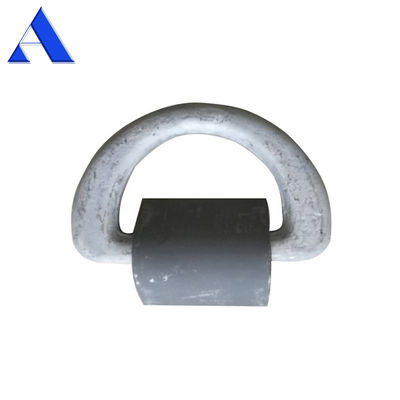 DNV GL certificado galvanizado de carga pesada de 50 toneladas Contenedor de lanzamiento anillo D forjado con abrazadera M.B.L 500KN