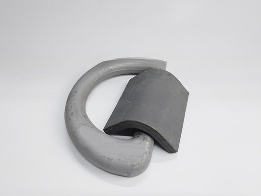 DNV GL certificado galvanizado de carga pesada de 50 toneladas Contenedor de lanzamiento anillo D forjado con abrazadera M.B.L 500KN