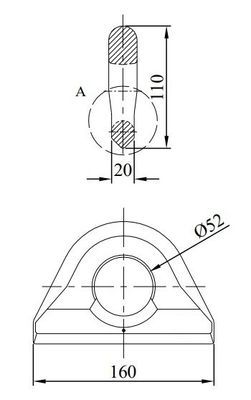 Dimensiones exteriores l x W x H mm 6058 x 2438 x 2591 mm DNV GL Certificado Placa de ojos de pestaña de contenedor único y doble