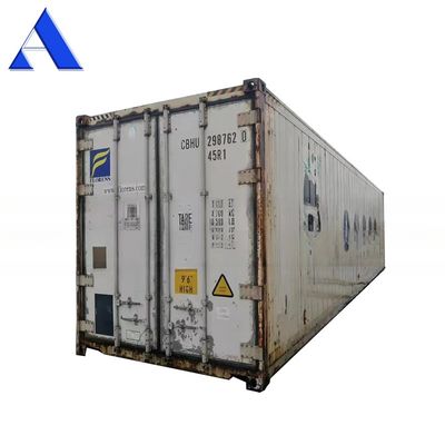 Contenedores refrigeradores usados de segunda mano de 40 pies Contenedores usados de 40 pies con suelo en forma de T