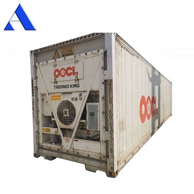 Contenedores refrigeradores usados de segunda mano de 40 pies Contenedores usados de 40 pies con suelo en forma de T