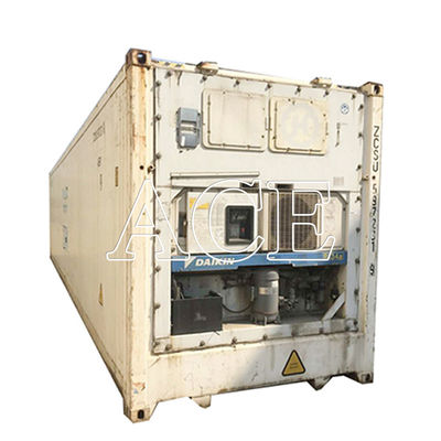 Contenedor de congelador refrigerado usado de 20 pies en Dubai Dimensiones externas 6058x2438x2591mm y personalizado