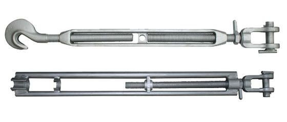 12.9-22.6KGS Galvanizado en caliente DNV GL Certificado Contenedor Marino Equipo de Lashing Lashing Turnbuckle con gancho