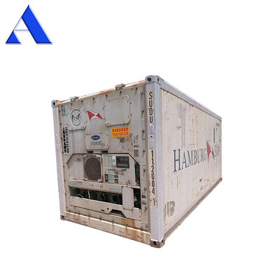 Contenedor de congelador refrigerado usado de 20 pies en Dubai Dimensiones externas 6058x2438x2591mm y personalizado