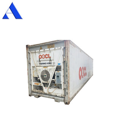 Contenedor de congelador refrigerado usado de 20 pies en Dubai Dimensiones externas 6058x2438x2591mm y personalizado