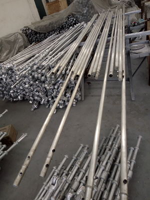 Equipo de laminación de contenedores Varilla de operación Cerradura de torsión de aluminio Muestra de tubo telescópico provista de barra de laminación
