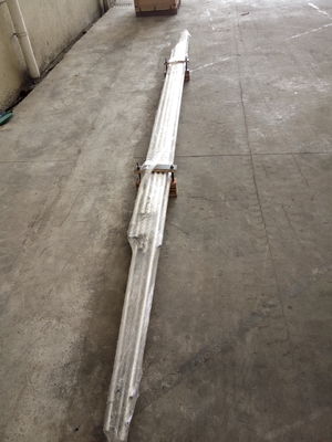 Equipo de laminación de contenedores Varilla de operación Cerradura de torsión de aluminio Muestra de tubo telescópico provista de barra de laminación