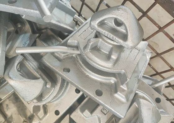 Compresión 2000KN Tensión 500KN Equipo de encendido de material atornillado en cerradura de doble enlace Tipo ISO Contenedor de envío Cerraduras de doble enlace