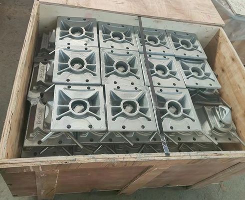 Compresión 2000KN Tensión 500KN Equipo de encendido de material atornillado en cerradura de doble enlace Tipo ISO Contenedor de envío Cerraduras de doble enlace