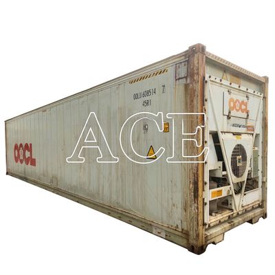 Contenedor de carga refrigerado de 20 pies usado con dimensiones externas de 6058 x 2438 x 2591 mm