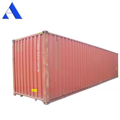 Contenedor seco de 40 pies en Corten Steel Certificado CSC Contenedores usados con dimensiones internas de 12032 x 2352 x 2695 mm