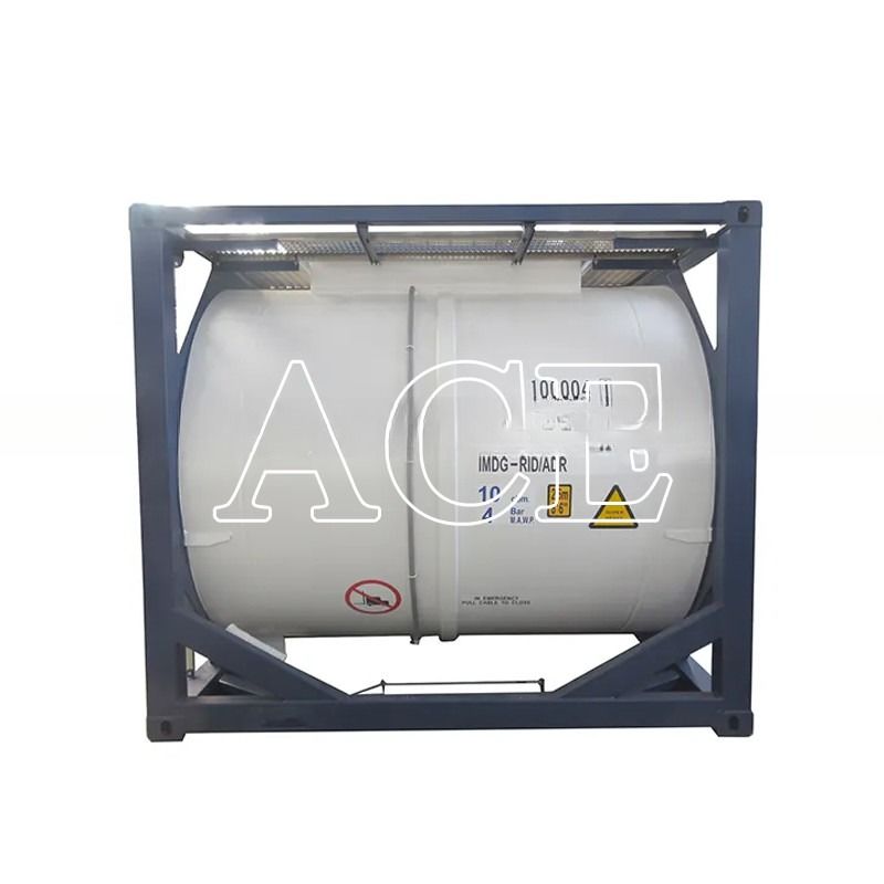 T11 Contenedor de tanque ISO de 10 pies para agua o combustible 316L de acero inoxidable UN portátil 10CBM 10000L Material del marco SPA-H
