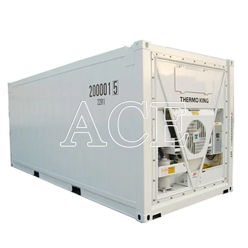 DNV 2.7-1 Contenedor refrigerado en alta mar de 20 pies certificado BV Refrigerador de acero con hileras