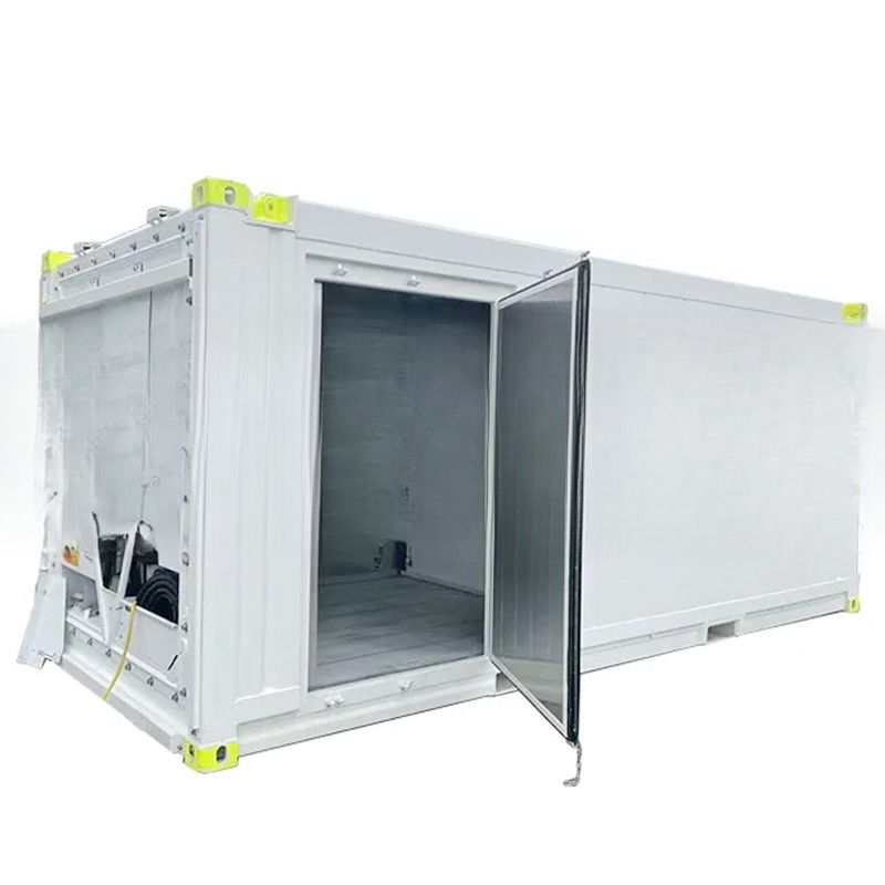 20 pies DNV 2.7-1 Contenedor de arrecife de doble temperatura en alta mar congelado fresco 2 habitaciones Circuito principal 3 fase competitiva