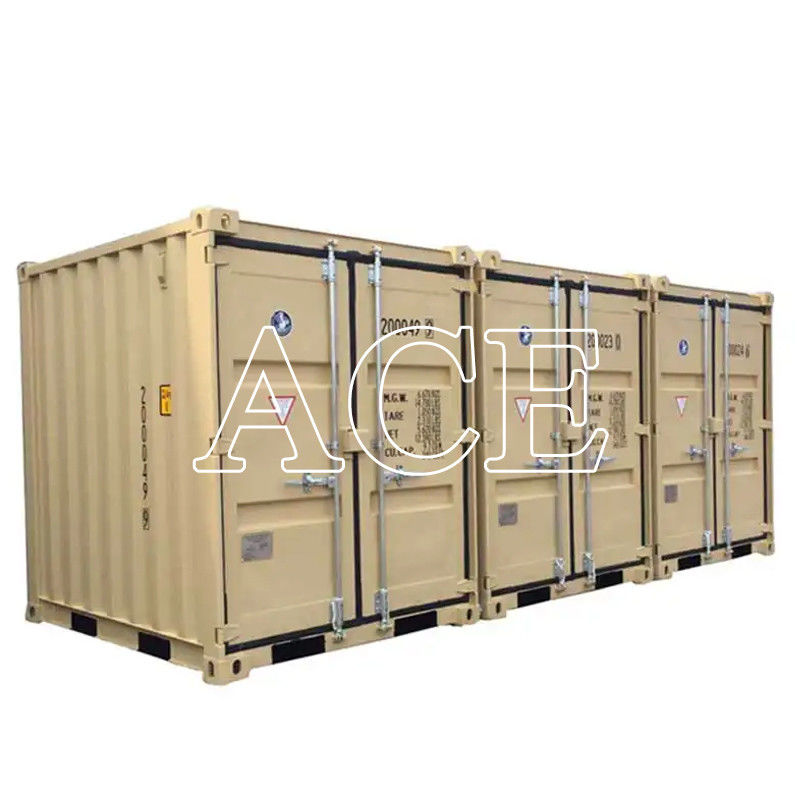 6.5ft Tricon portable de almacenamiento Mini Box 6ft x 8ft contenedor de acero corten para almacenamiento o envío