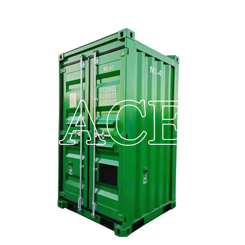 6 pies DNV 2.7-1 Unidades de transporte de carga estándar CCU Caja de perforación cerrada de 6 pies Mini Contenedor offshore Sling Set Opcional