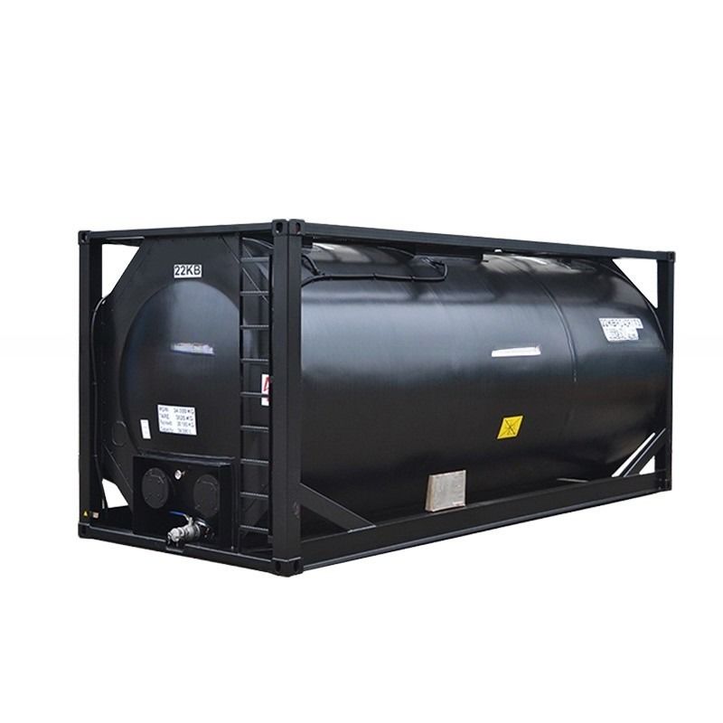 Contenedor de tanque ISO de 20 pies de bitumen con certificado CSC y material de buque 16MnDR