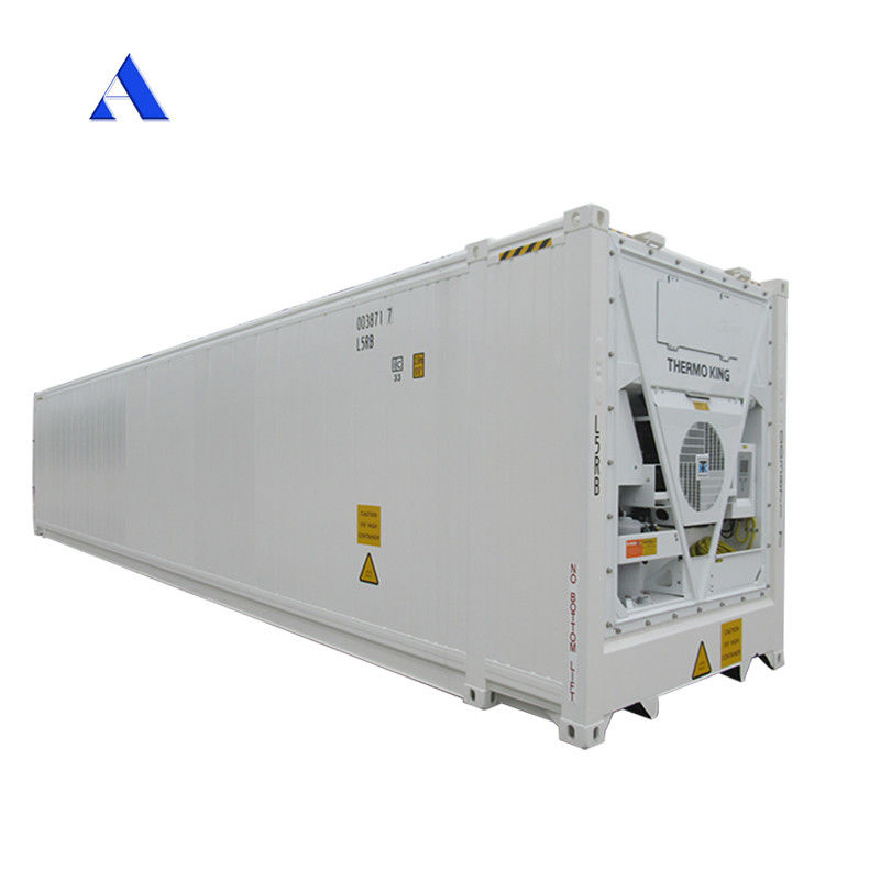 13114 x 2274 x 2554 mm Dimensiones internas Cubo de 45 pies de altura Refrigerador térmico Rey congelador Sala de frío con certificado BV