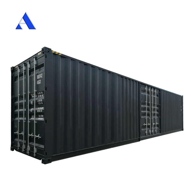 Contenedor de envío seco de 40 pies con una puerta de un lado abierta 40 40 pies HC o GP Material de acero CSC certificado con dimensiones internas