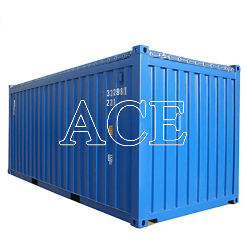 Contenedor de envío abierto de 20 pies con estado de material de acero y dimensiones internas de 5898x2352x2393 mm