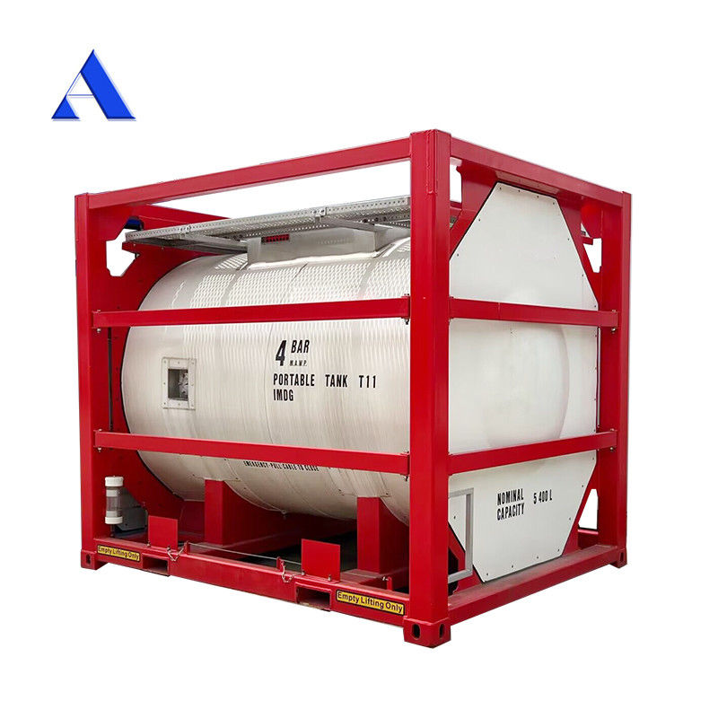 10 pies DNV 2.7-1 Contenedor de marco estándar Tanque offshore certificado Dimensiones internas l x W x H mm 7.6 a 8.2 cbm