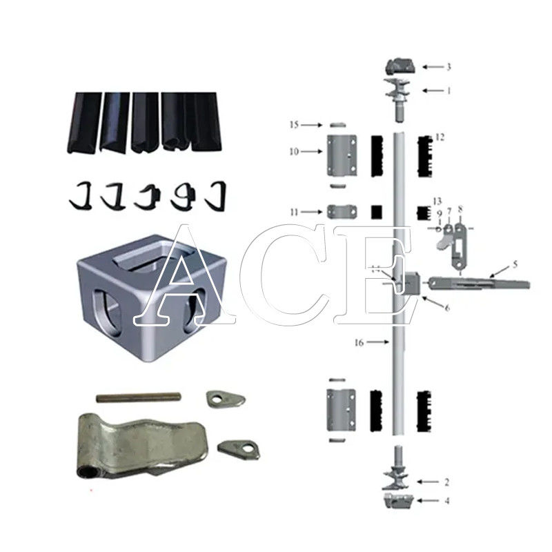 Profesional de ISO Marine 20ft 40ft Contenedor de envío piezas de repuesto y accesorios con material de suelo de madera dura