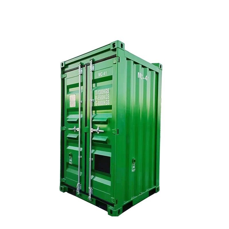 Contenedor mini de 6 pies en alta mar Contenedor de envío DNV con piso de acero, caja de perforación cerrada CCU portátil y juego de honda opcional