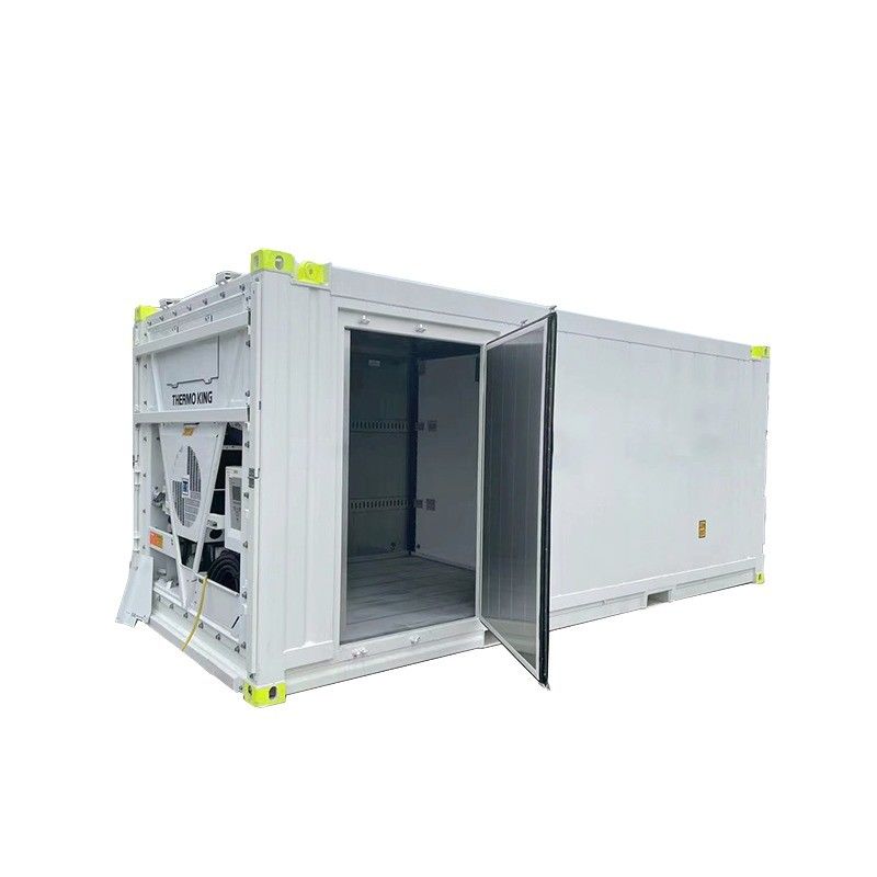 Contenedor refrigerado en alta mar de 20 pies con apertura de puerta lateral y doble temperatura por Daikin / Thermo King / Carrier
