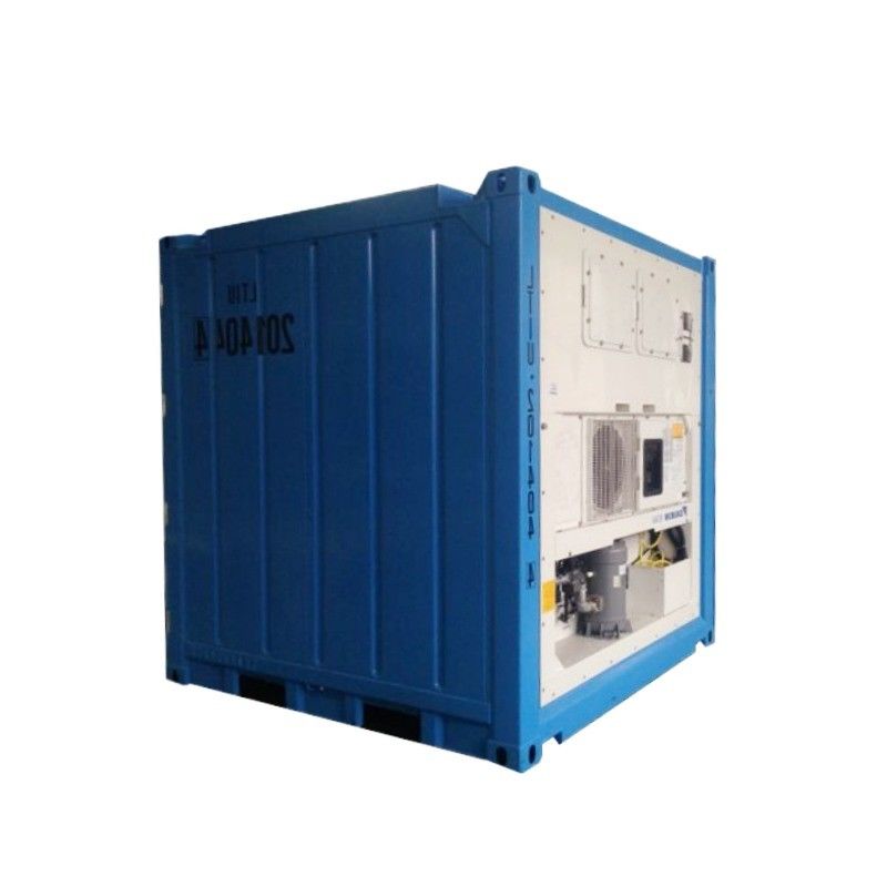 Contenedor de transporte de 8 pies DNV 2.7-1 Norma para almacenamiento de arrecifes marinos frescos y congelados HGSS Material interior incluido